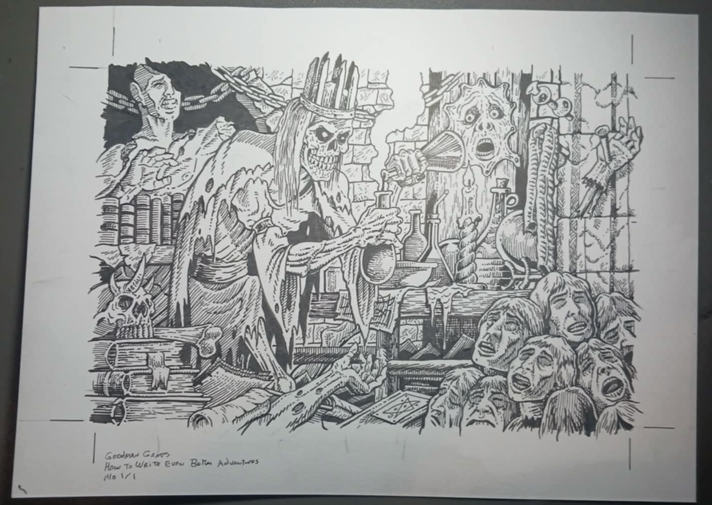 Original artwork print by Bradley K. McDevitt for auction